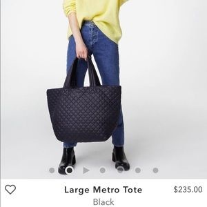 MWOT MZ Wallace Large Metro Tote Black
